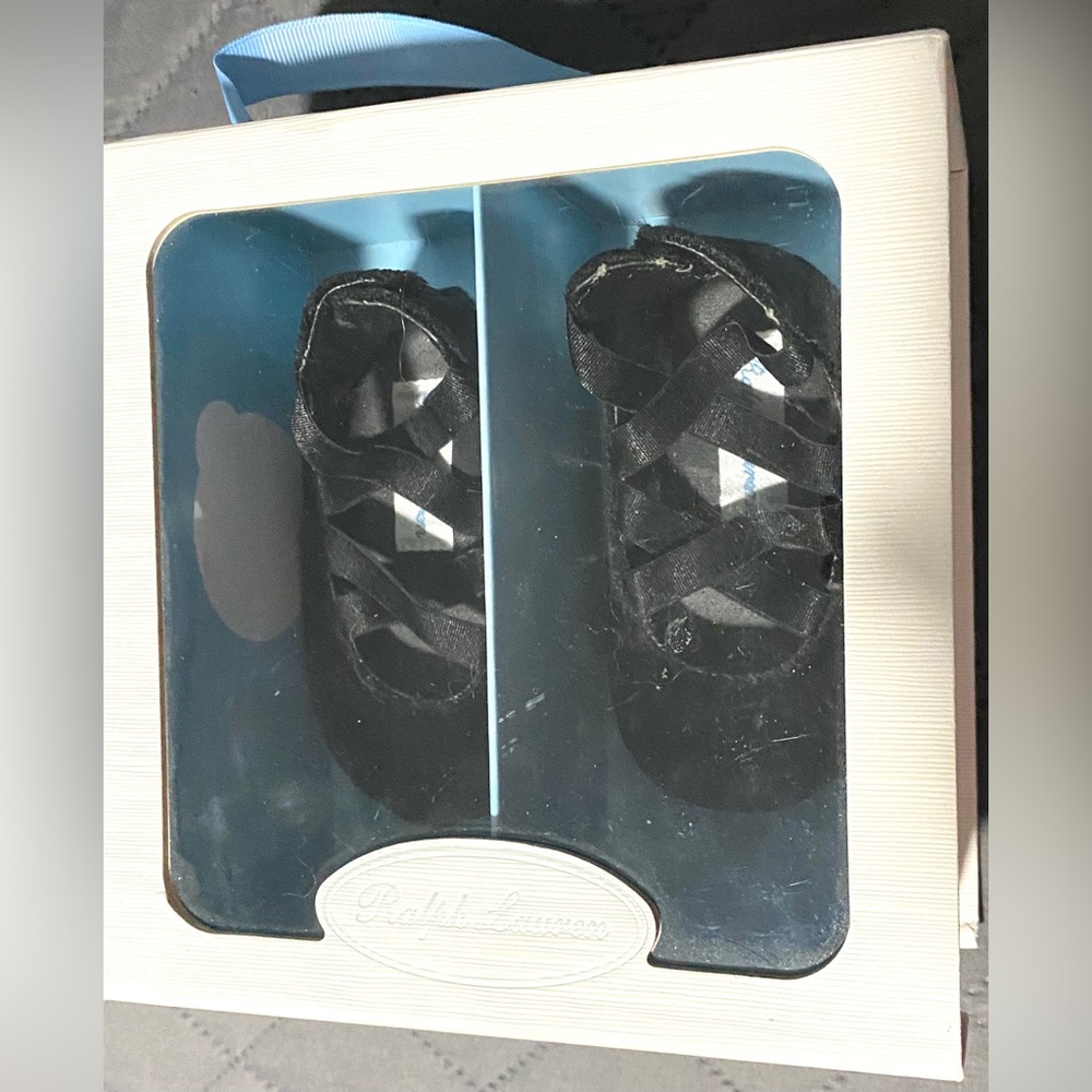 Genuine Ralph Lauren size 2 infant shoes